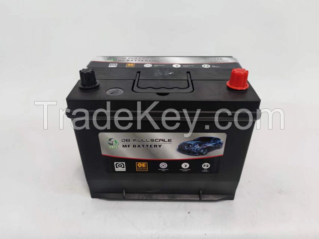 12 V 45 Ah Ns60 Car Battery For All Type Of Korean,Japanese And Asian Vehicles