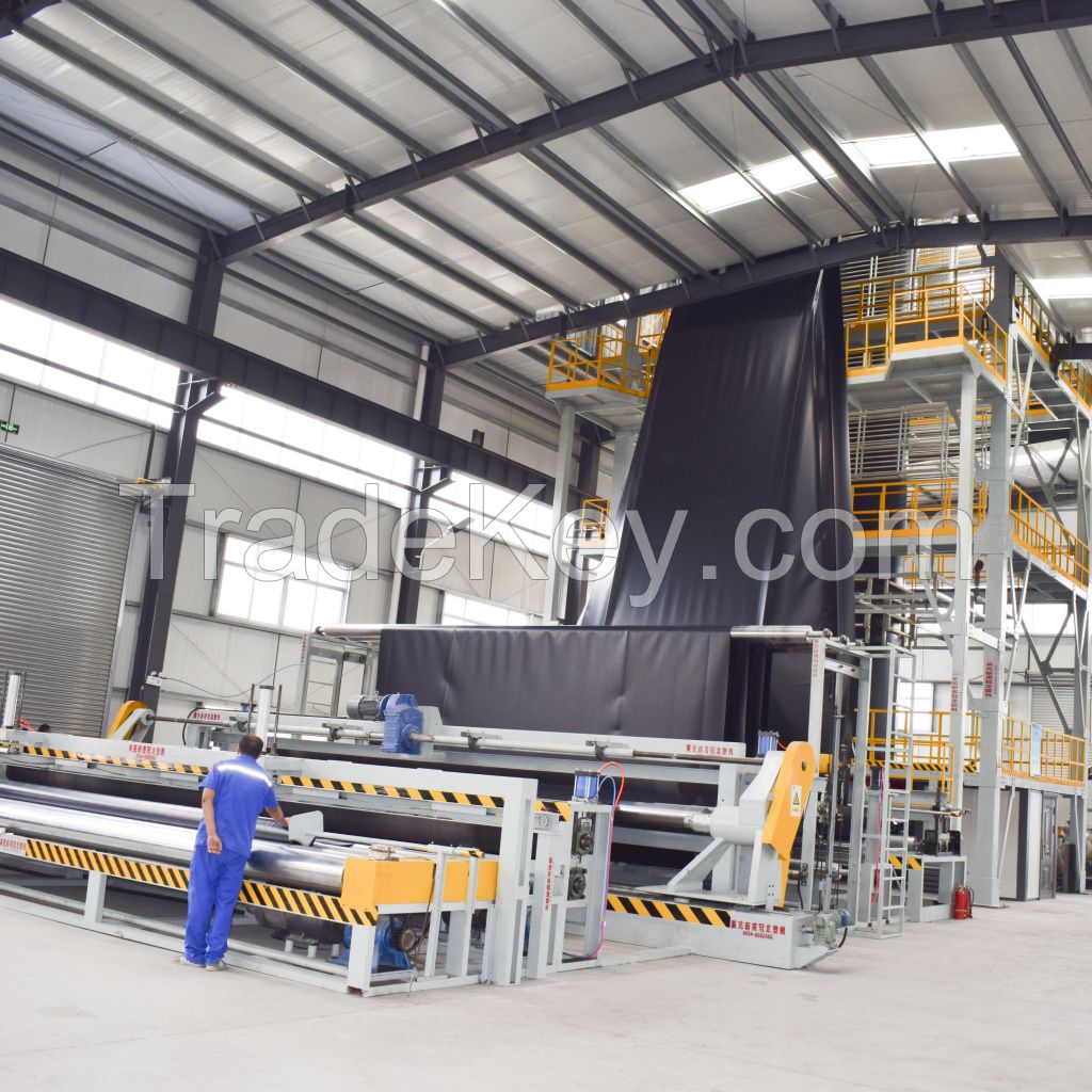 6 meter HDPE Geomembrane Extruder machine