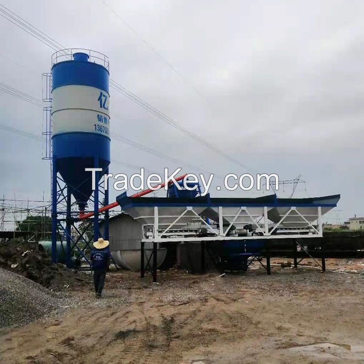 hot selling concrete batching plant automatic system dry mix station