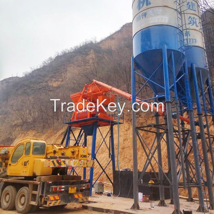 hot selling concrete batching plant automatic system dry mix station