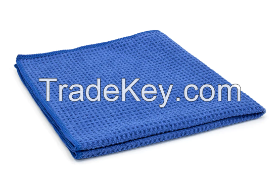 Waffle-Weave Microfiber Towel