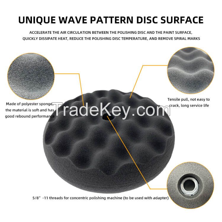 8 inch Inner Screw Thread Double Size Polishing Pad