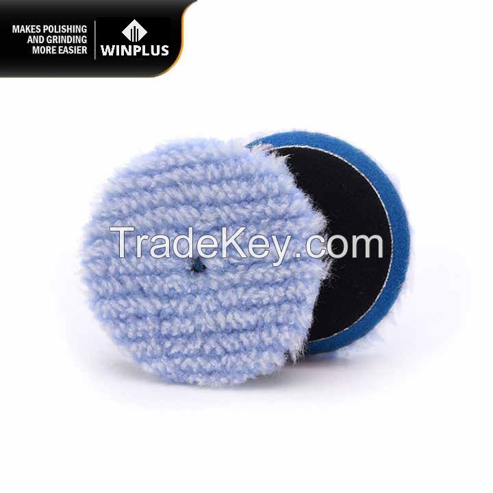 Wholesale Factory Car Detailing DA Wool Microfiber Buffing Pad Microfiber Polishing Pad