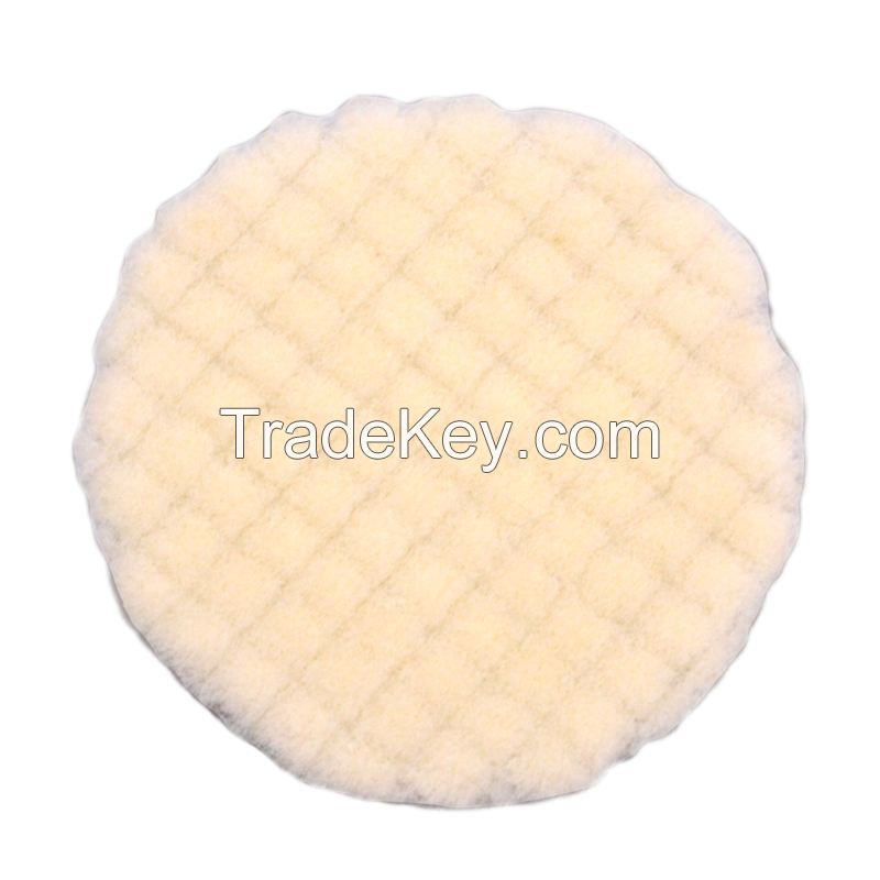 W0734 Lamb Wool Buffing Pads For Car Polishing