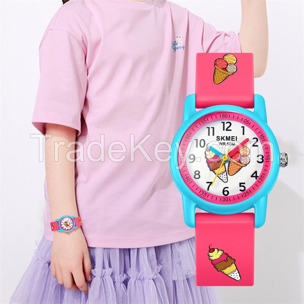 2023 New Skmei Watches For Kids Children Cartoon Watches