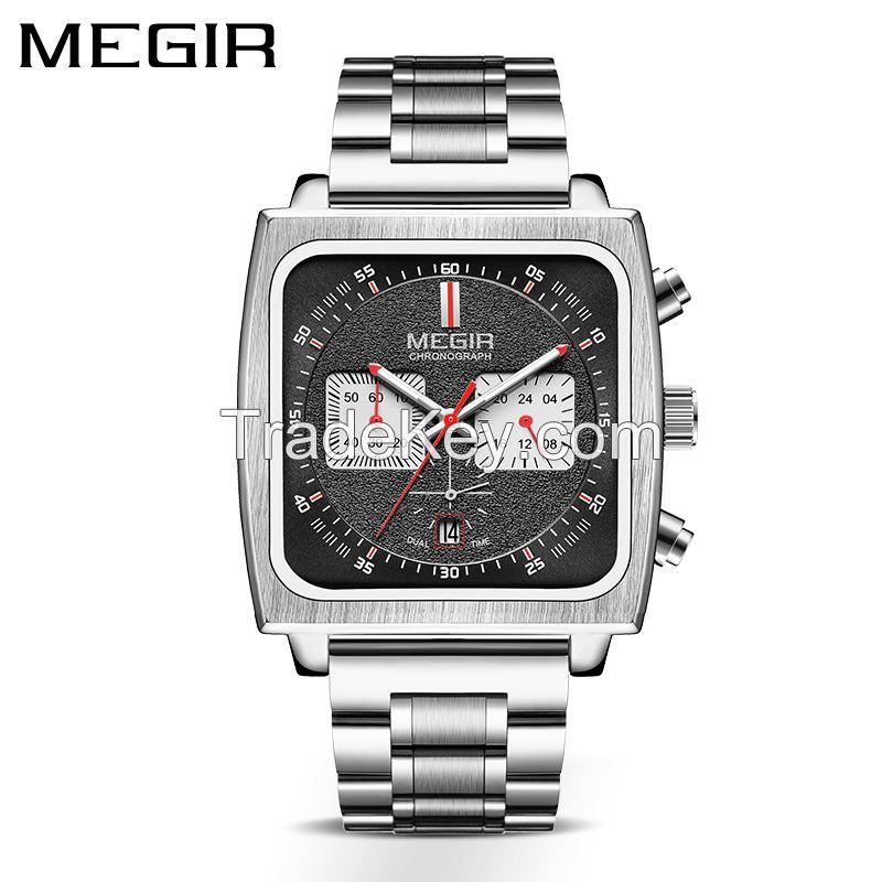 Megir Watch Chronograph Fashion Timepiece For Men