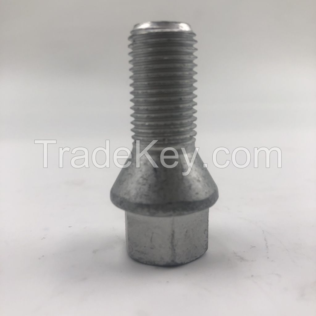 Wheel hub screw, tire screw