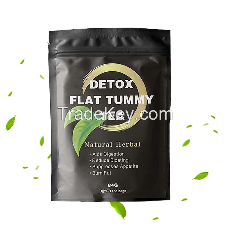 Private Label flat tummy Tea 28 days detox flat stomach tea Natural OEM Chinese Weight loss Tea