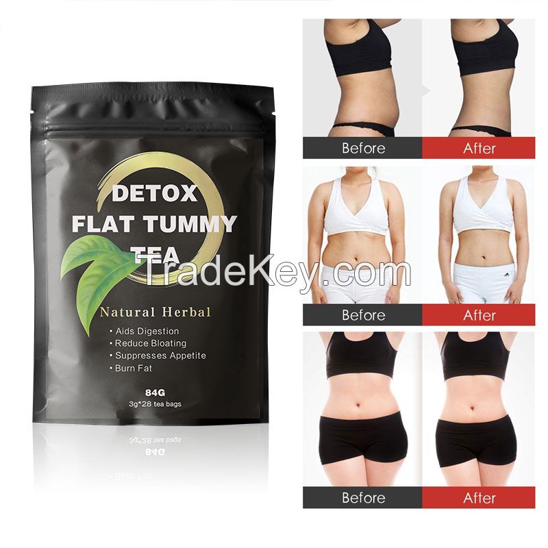Private Label flat tummy Tea 28 days detox flat stomach tea Natural OEM  Chinese Weight loss Tea By Shanghai Duolaian Health Management Co., LTD