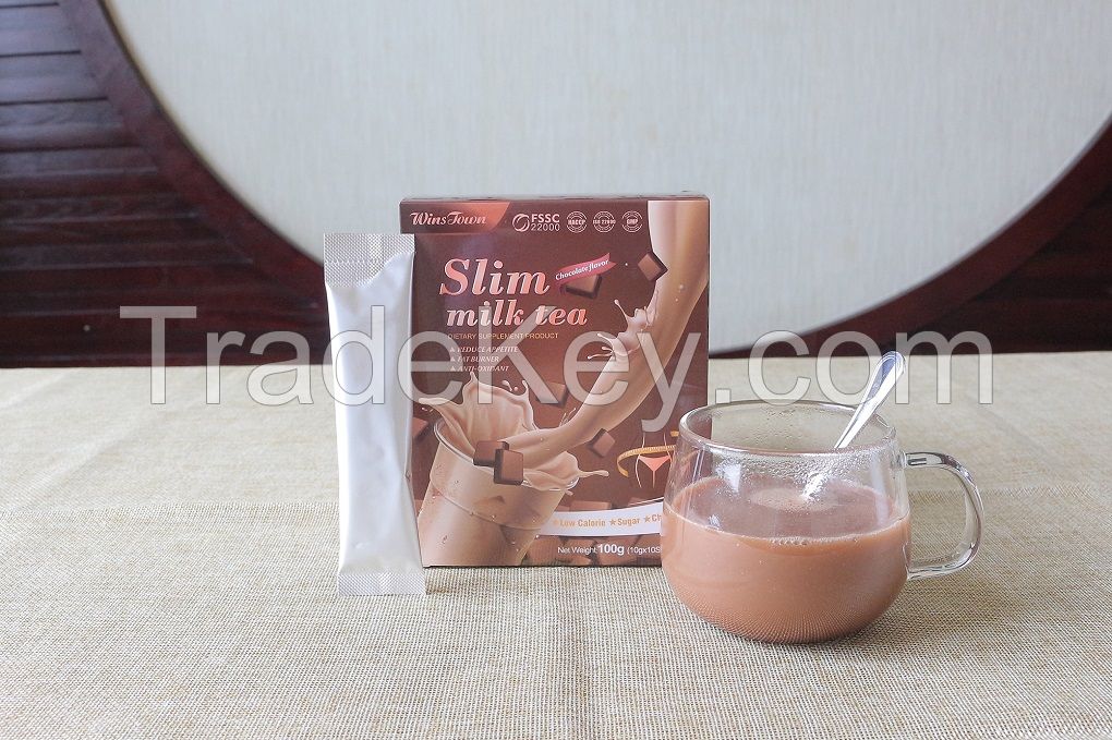 Private Label Milk Tea Original best Slim milk tea Chocolate flavor