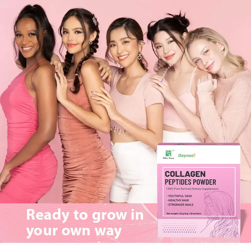 Custom Collagen Protein Powder Drinking For Skin