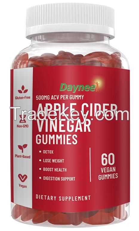 Private Label Apple Cider Gummies for Immune Support Slimming Detox and Cleanse health supplement