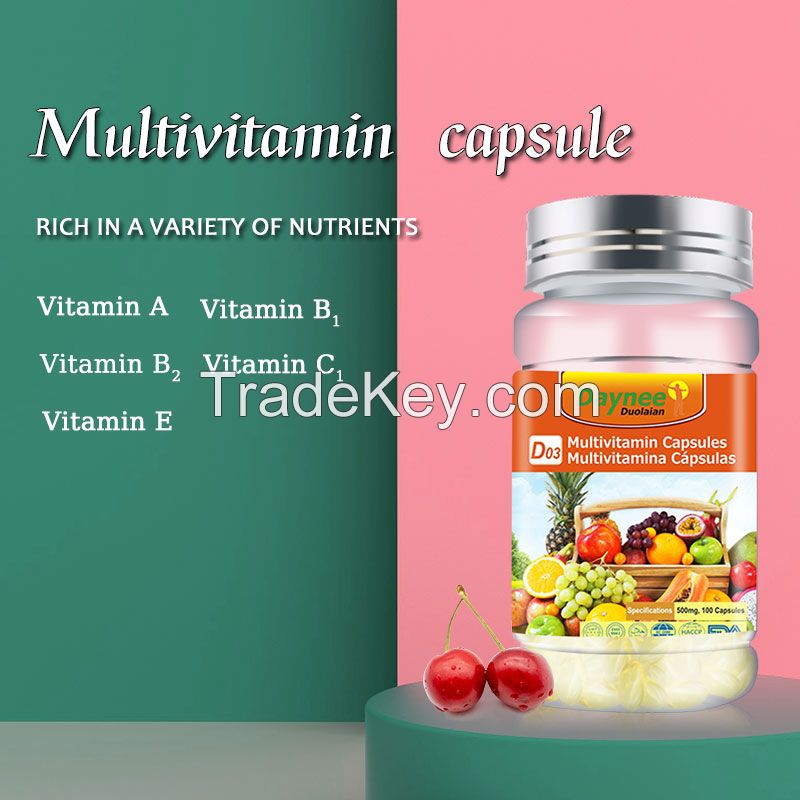 Winstown OEM Vegan Multivitamin Mulmineral Supplement Vitamin Softgels Capsules Natural Food Supplement