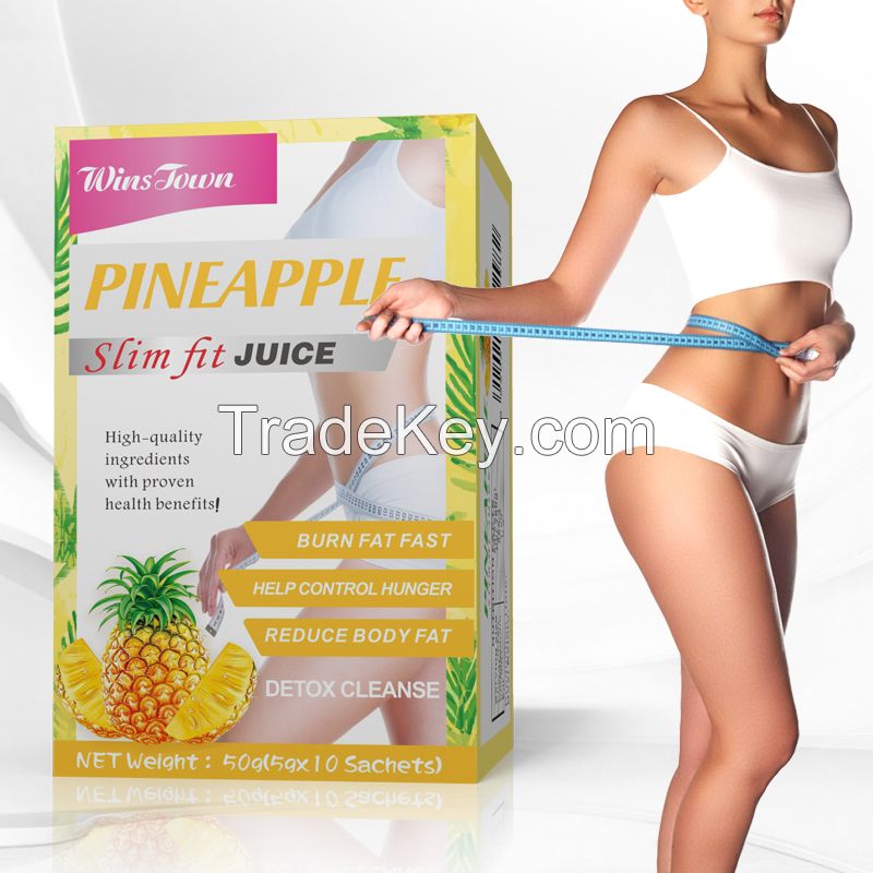 Hot sale slimming juice Private Label Loss Weight Healthy No Diet Concentrate Instant Powder Lemon Slim Fit Juice