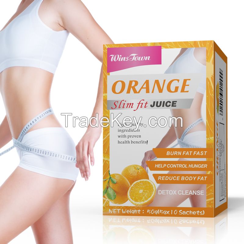 Hot sale Pineapple juice fit detox weight loss instant juice pouch powder winstown flat tummy fruit Juice diet Drink