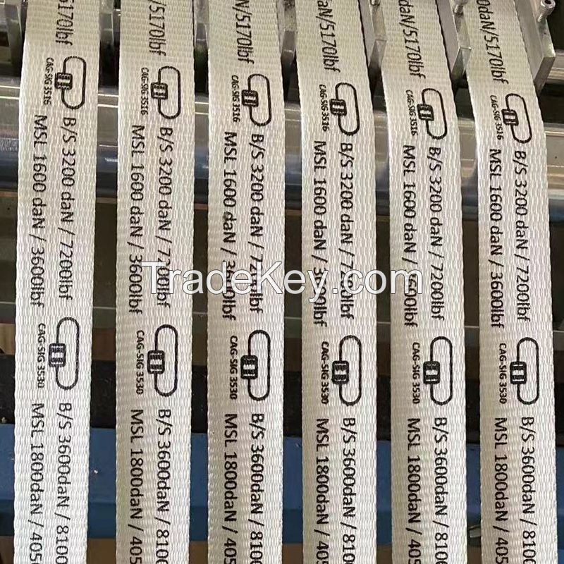 Braided packing tape(Flexible Strapping, Woven Strapping) Strapping and baling machine