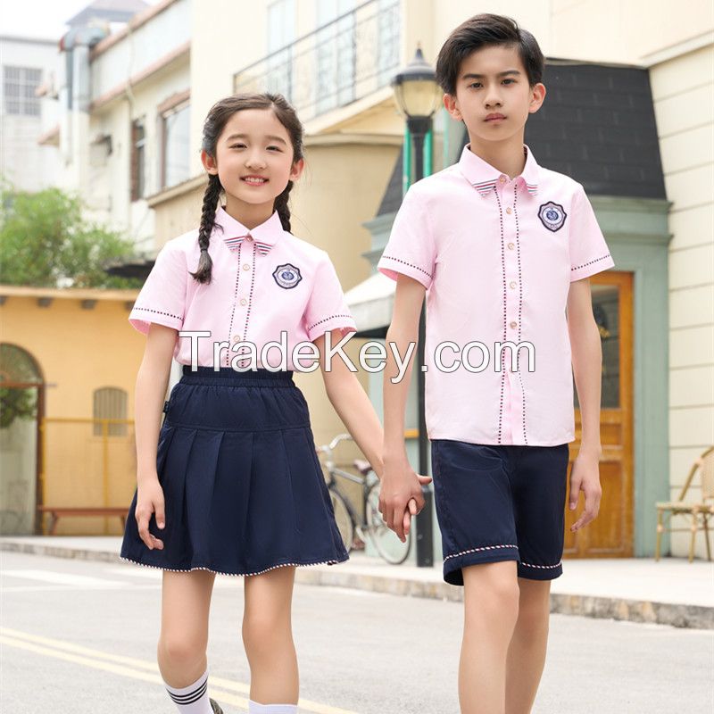 2023 new collection children shirt school wear