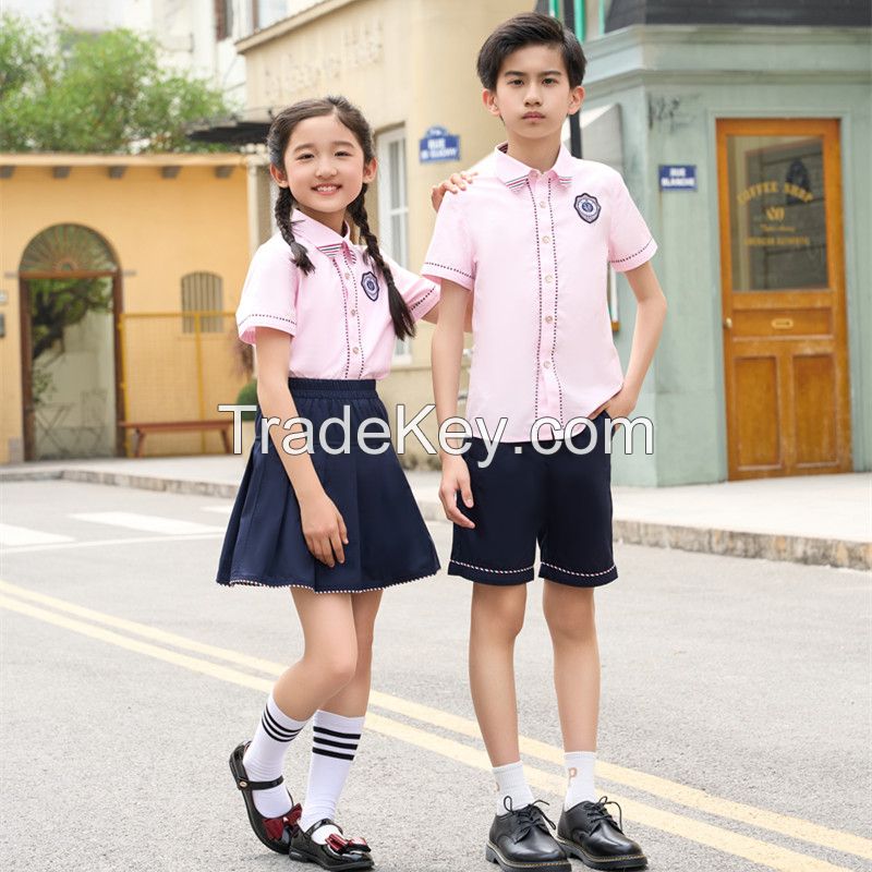 2023 new collection children shirt school wear