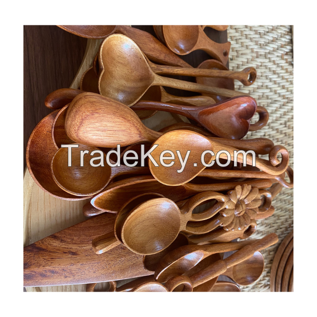 WOODEN SPOON WHOLESALE EXPORT STANDARD HIGH QUALITY NATURAL PRODUCT FROM VIETNAM