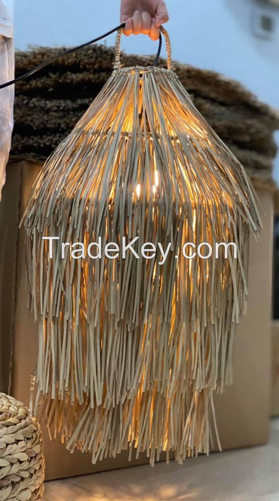 Handicraft Seagrass Straw Lamp Pendant Lamp Hand-woven Straw Lamp From 99 Gold Data