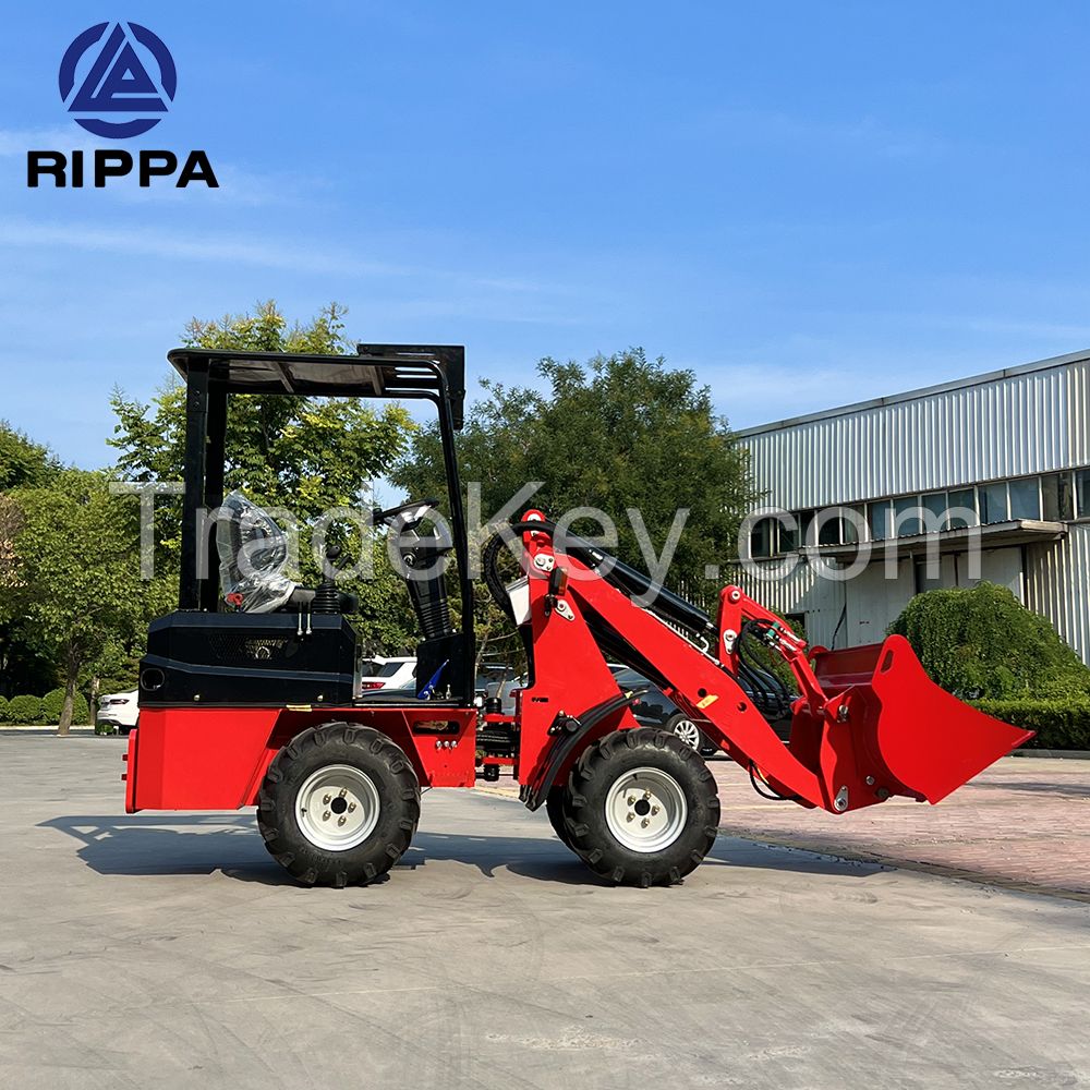 RIppa Articulated Mini Loader 1 Ton Loading Capacity