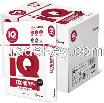 Mondi IQ Economy+  A4 paper, 80 GSM, one Box of 5 Reams