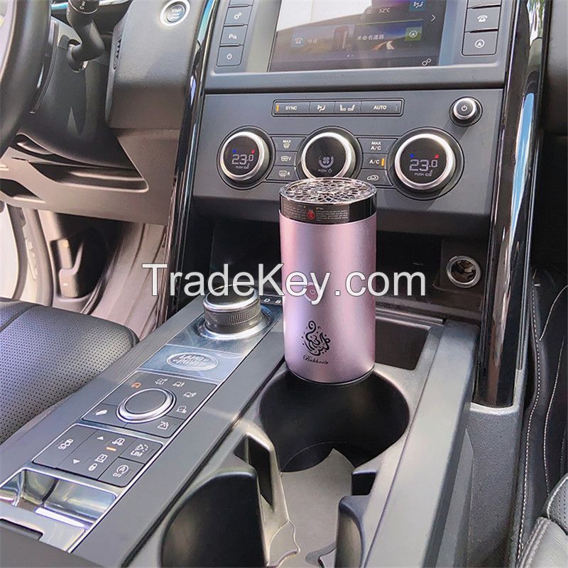 Wholesale Censer For Car Usb Rechargeable Bakhoor Auto electric incense burner In Dubai