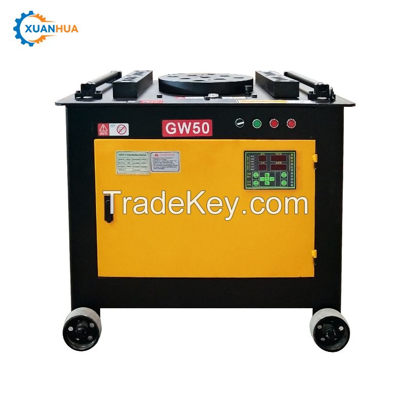 gw40 metal bar bender machine 220v steel rod rebar iron bending machine