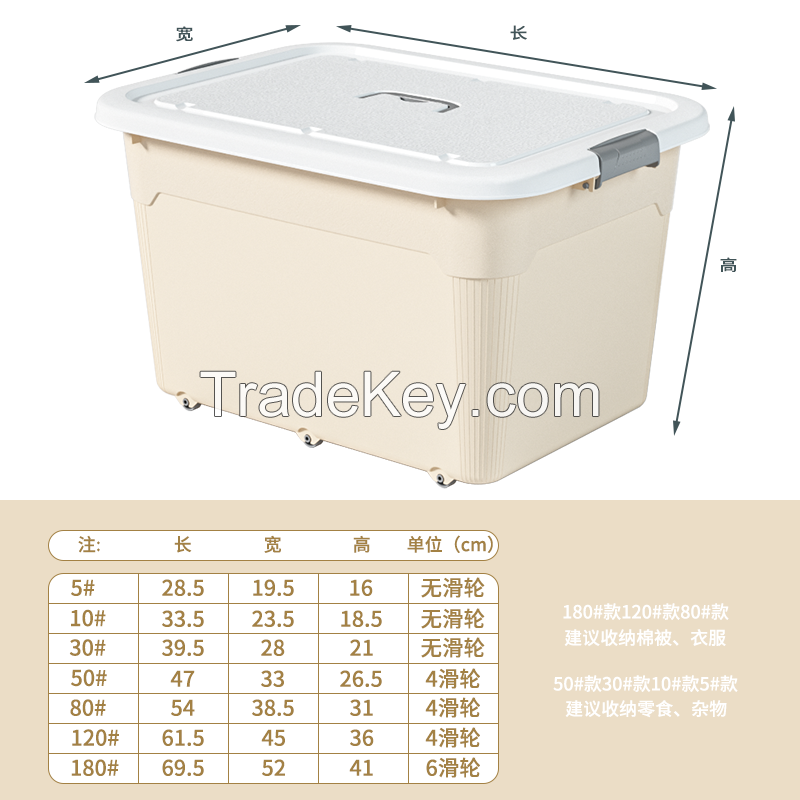 Plastic Storage Boxes Clothes Toys Sundry Storage Boxes
