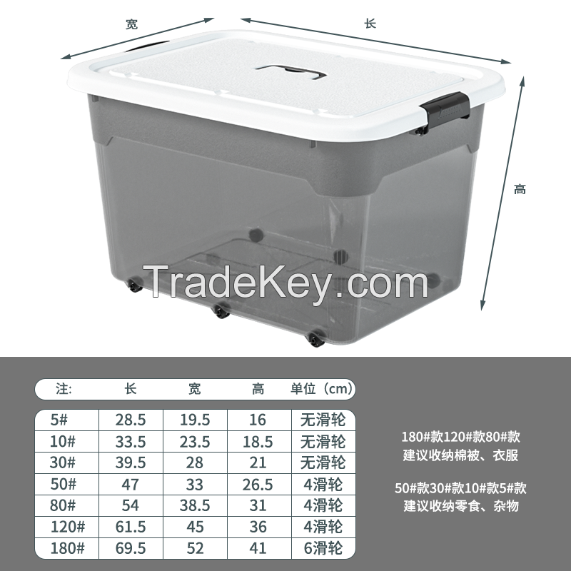 Plastic Storage Boxes Clothes Toys Sundry Storage Boxes