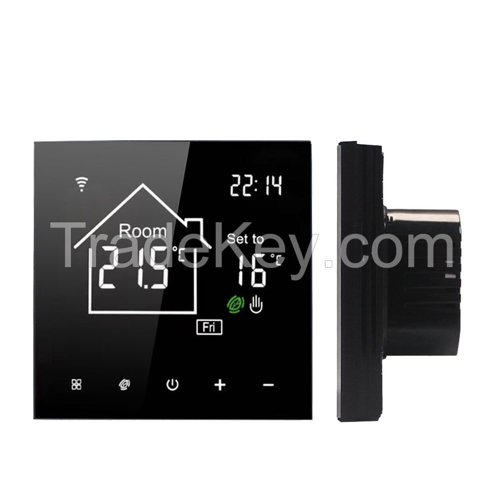 Tuya Smart Wifi Programmable VA Negative Screen Hotowell HT09B Floor Heating Thermostat