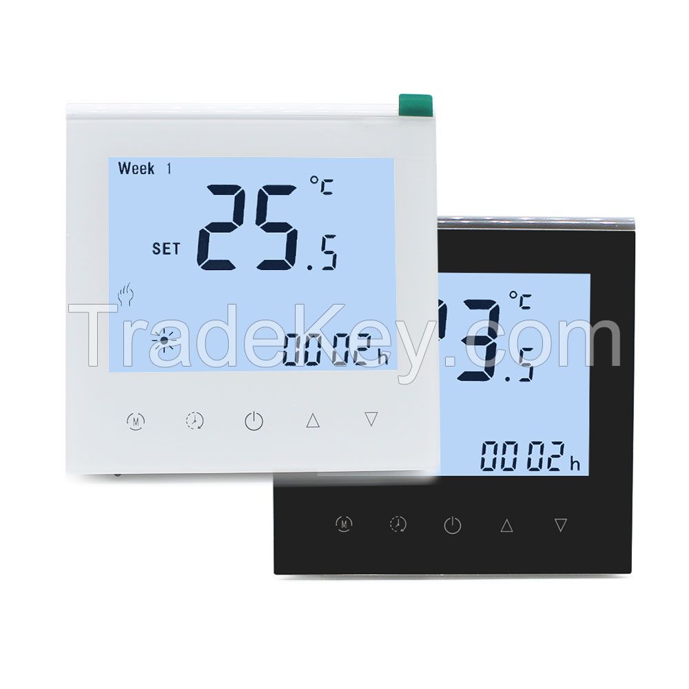 WF11 Smart Wifi 16A Electric Underfloor Heating Digital Thermostat With Temperature Sensor