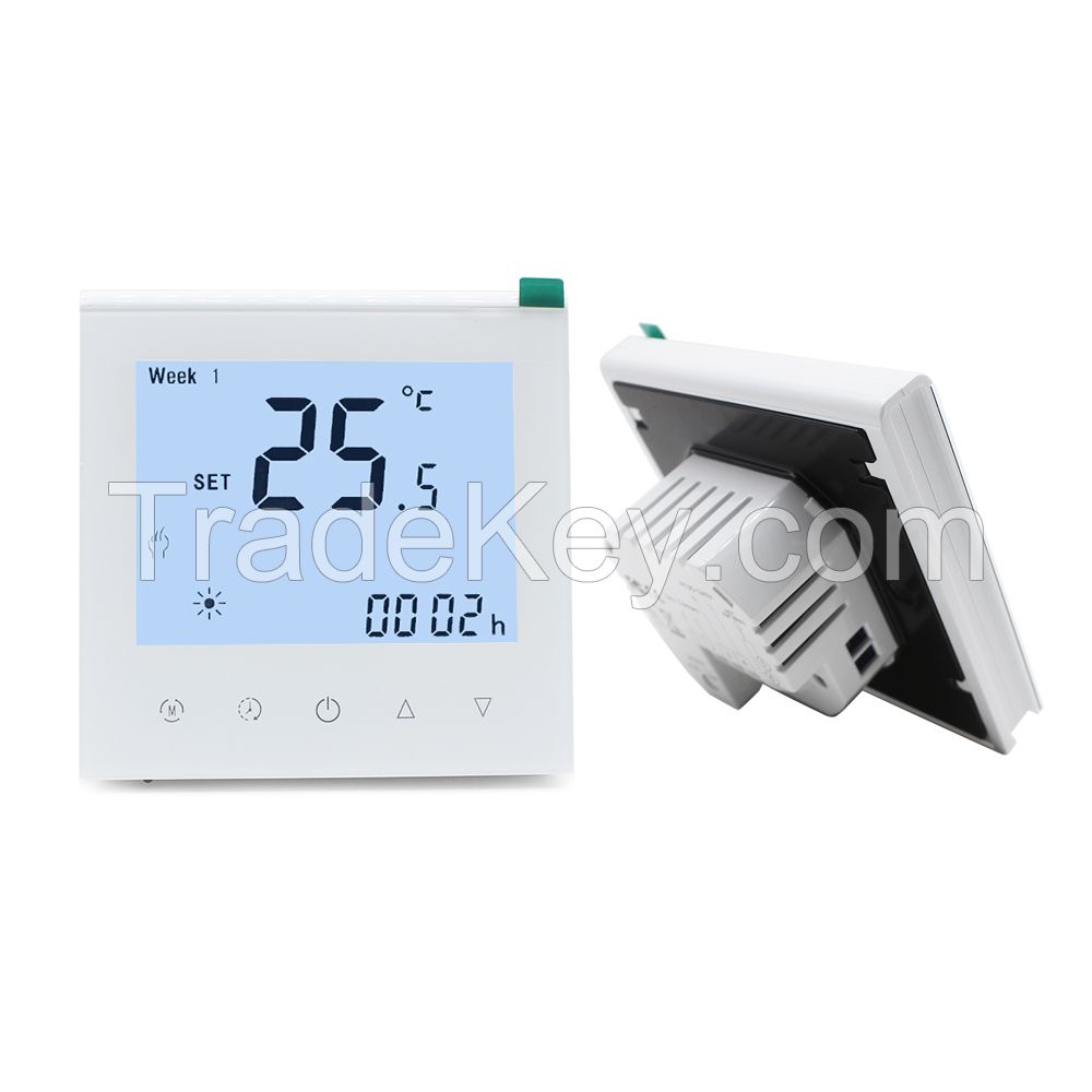 WF11 Smart Wifi 16A Electric Underfloor Heating Digital Thermostat With Temperature Sensor