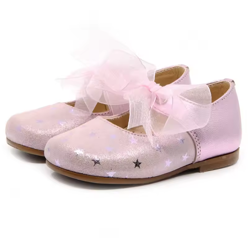 Summer Beautiful Stylish Pink Colour Princess Party Shoes Children Girls Dress Shoes