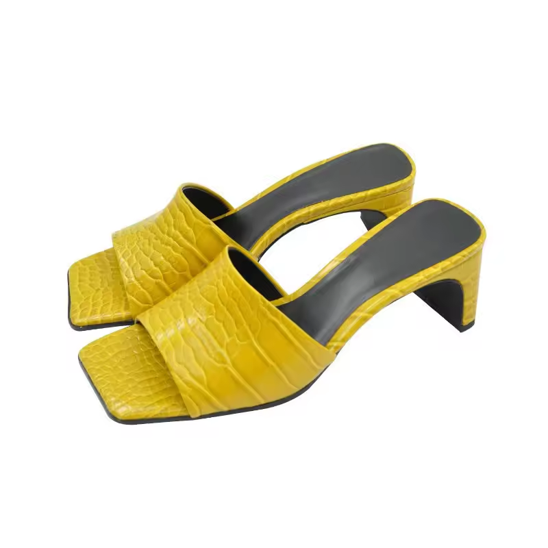 Square Toe Special Occasion Casual Party Evening WomenÃÂ¢Ã¯Â¿Â½Ã¯Â¿Â½s Block Heel Mule