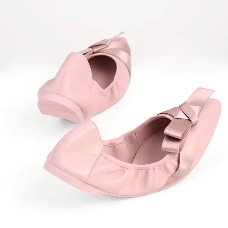 Stain Round Toe Casual For After Party Foldable Rollasole Shoes Women Ballet Flats