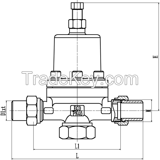 Cryogenic Pressure Regulator/Regulating Valve