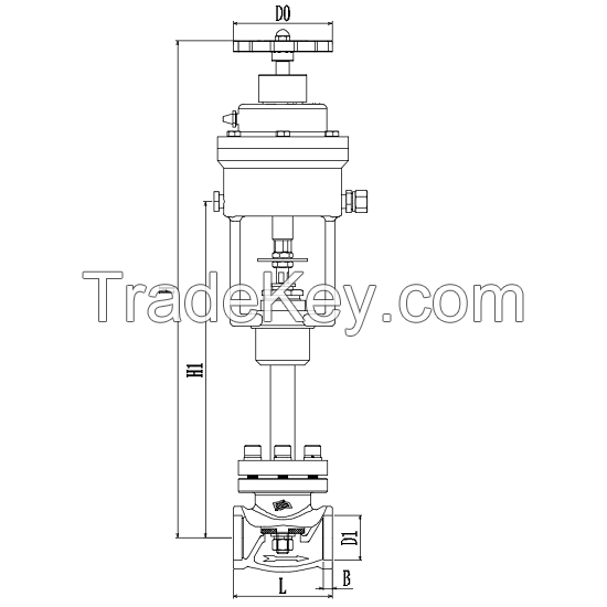 Cryogenic Pneumatic Emergency Shut off Valve