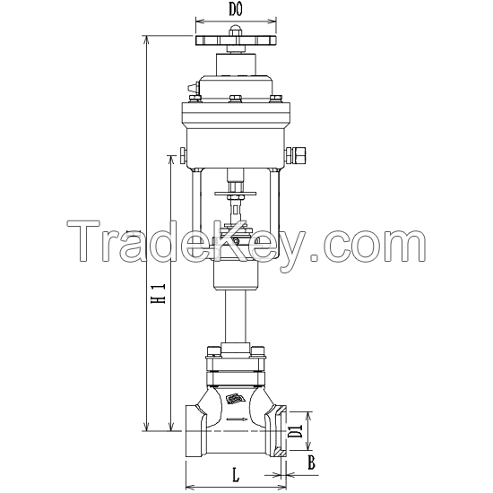 Cryogenic Pneumatic Emergency Shut off Valve