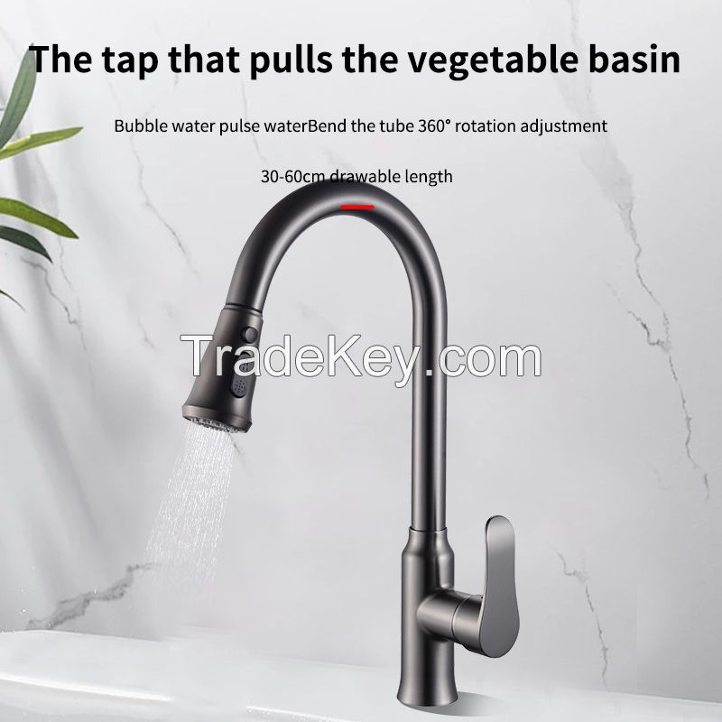 Kitchen Faucet360Â°swivel hot and cold wash basin sink faucet