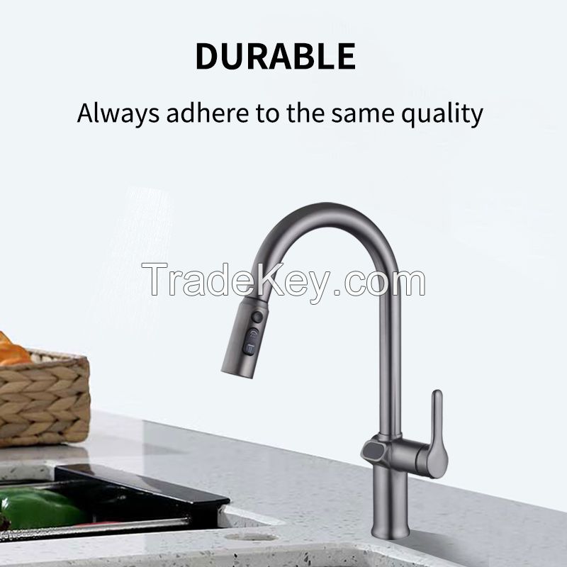 Hidden head pull-out washbasin faucet bathroom toilet washbasin countertop basin universal