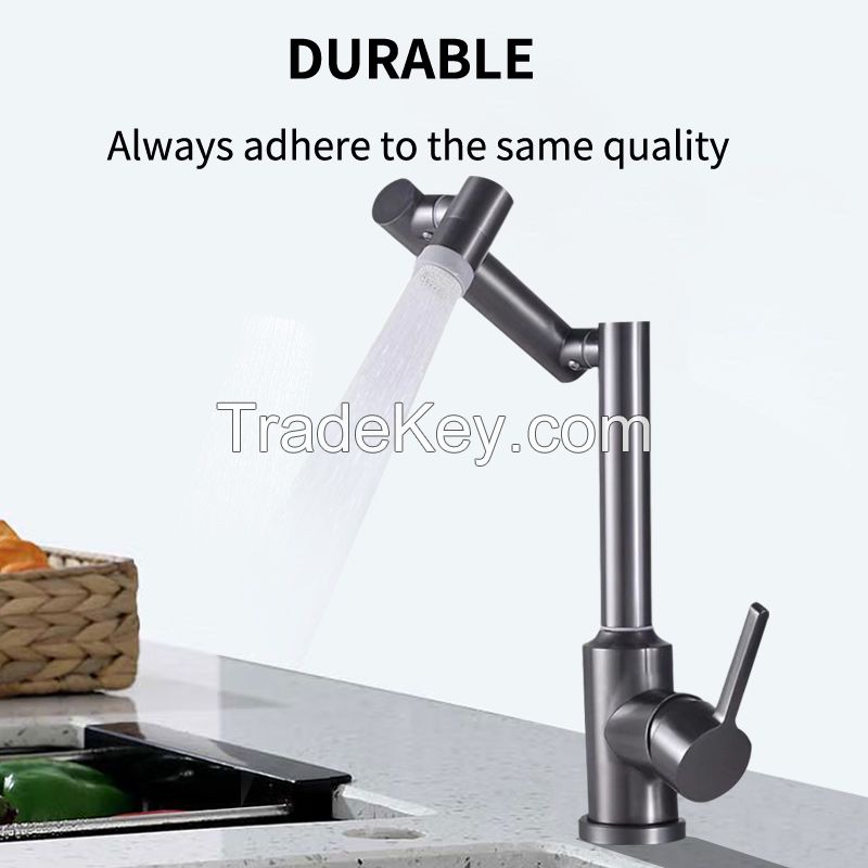 Swivel Adjustable Mechanical Swivel Arm Faucet