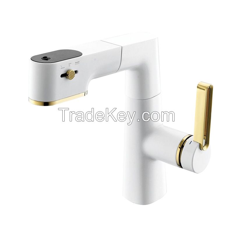 Lift-off Digital Display Basin Pull-out Faucet Beauty Faucet