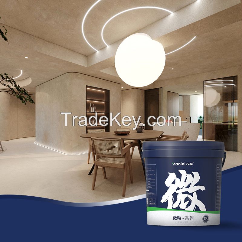 New design one go construction microcement leveling building paint for floor paint