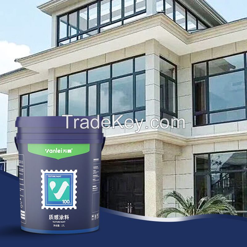 Wanlei Stone Paint Excellent Weather Resistance home Texture Wall Paint