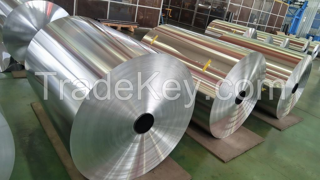 Aluminum foil stock for aluminum foil jumbo roll