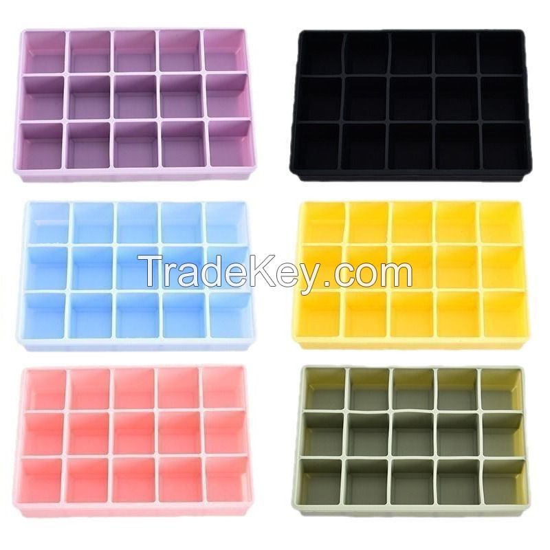 Silicone Ice Cube Molds for Chilled Drinks, Baby Food Ice Cube Tray with Lid