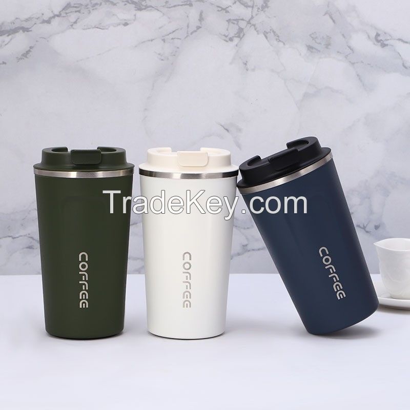304 Stainless Steel Vacuum Coffee Insulation Cup Gift Outdoor Portable Handheld Car Business Water Cup