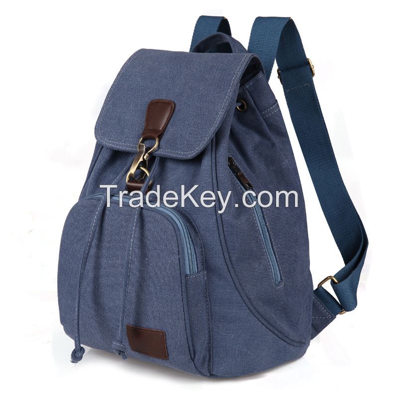 Lady's Fashion Canvas Backpack Bags