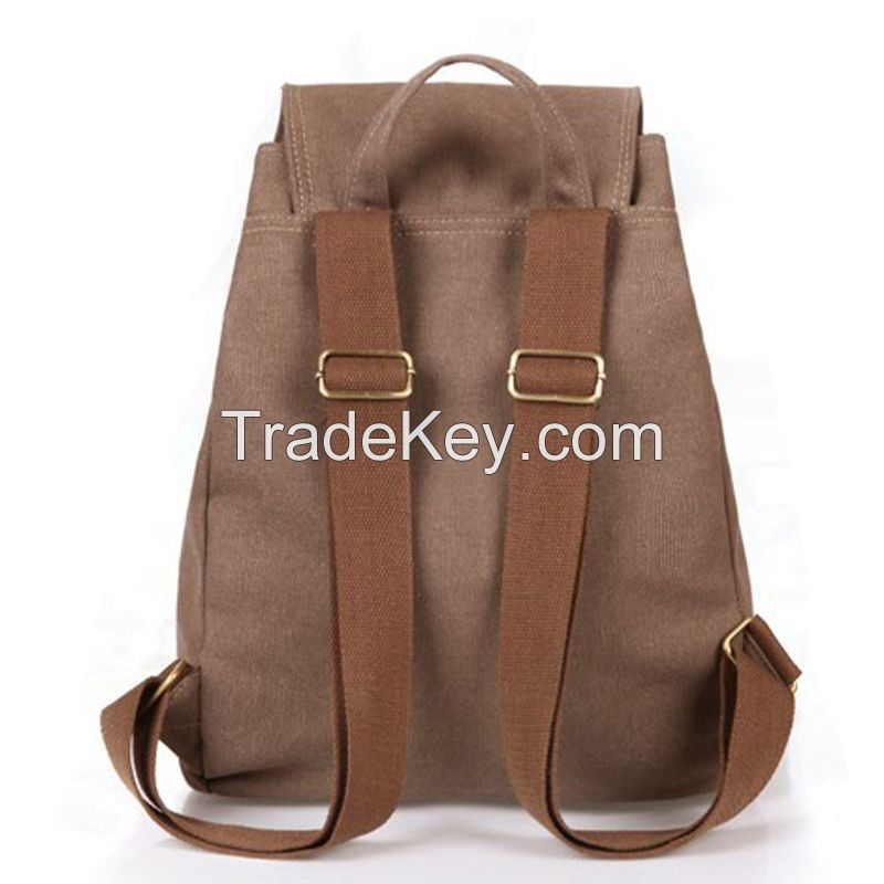 Lady's Fashion Canvas Backpack Bags